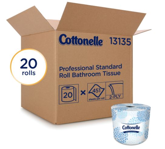 TISSUE TOILET COTTONELLE 2- PLY 20 RLS/CASE - Economy